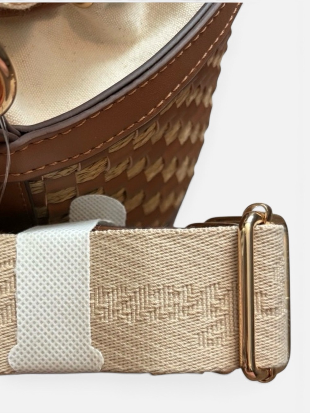 NEW Tommy Bahama 2026 Cinch Drawstring Mini Bucket Satchel Crossbody Bag NWT - Picture 5 of 13